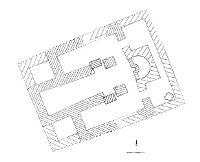 Plan of the church in fortress MOG048