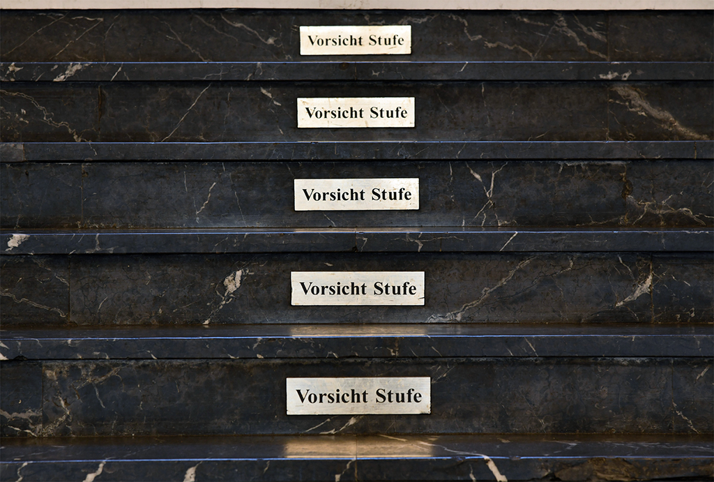 Vorsicht stufe