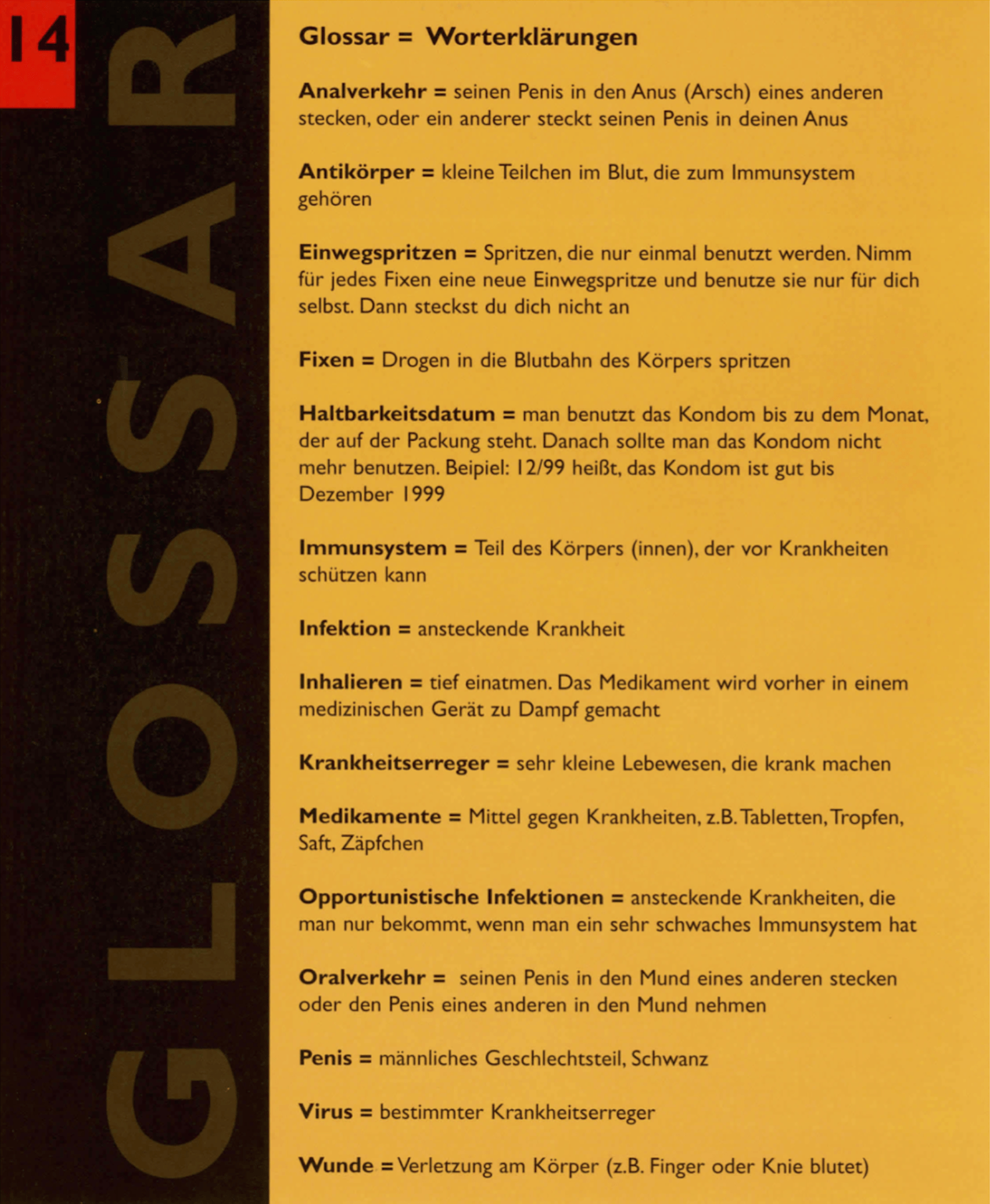 Glossarseite