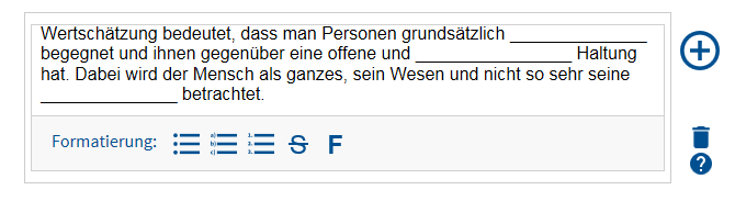 Beispiel aus der Toolbox