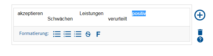 Beispiel aus der Toolbox