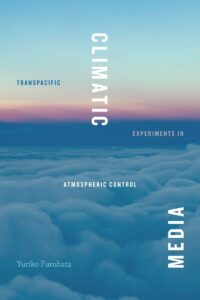 cover of the book "climatic media", showing a sunset above the clouds