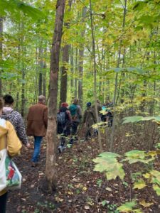 Fieldtrip "Human Currents, Natural Flows: Walking the Anthropocene at Slatinský Brook”, organised by Karolína Pauknerová