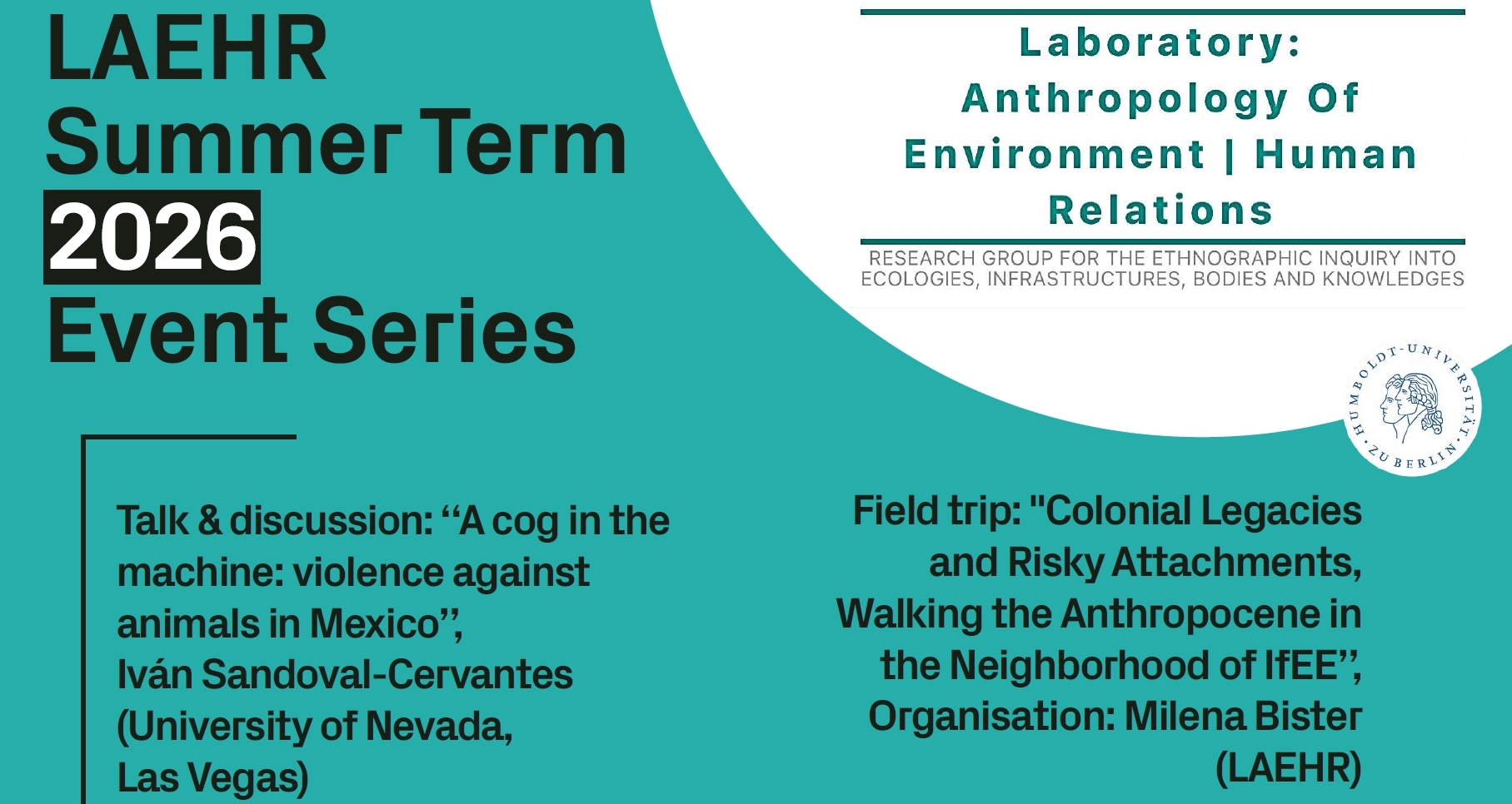 LAEHR Event Series Summer Term 2026